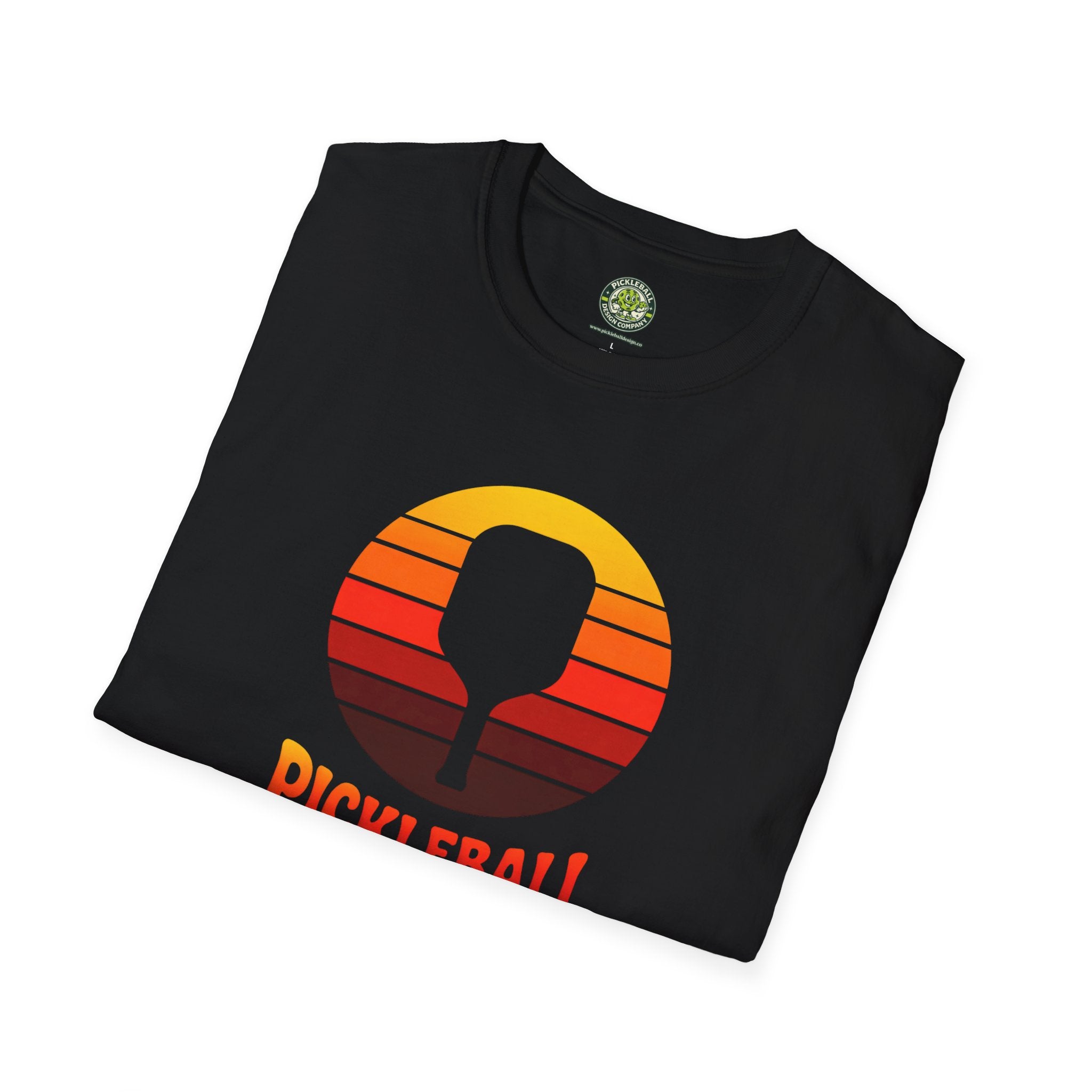 Pickleball Orange Sunset T-Shirt