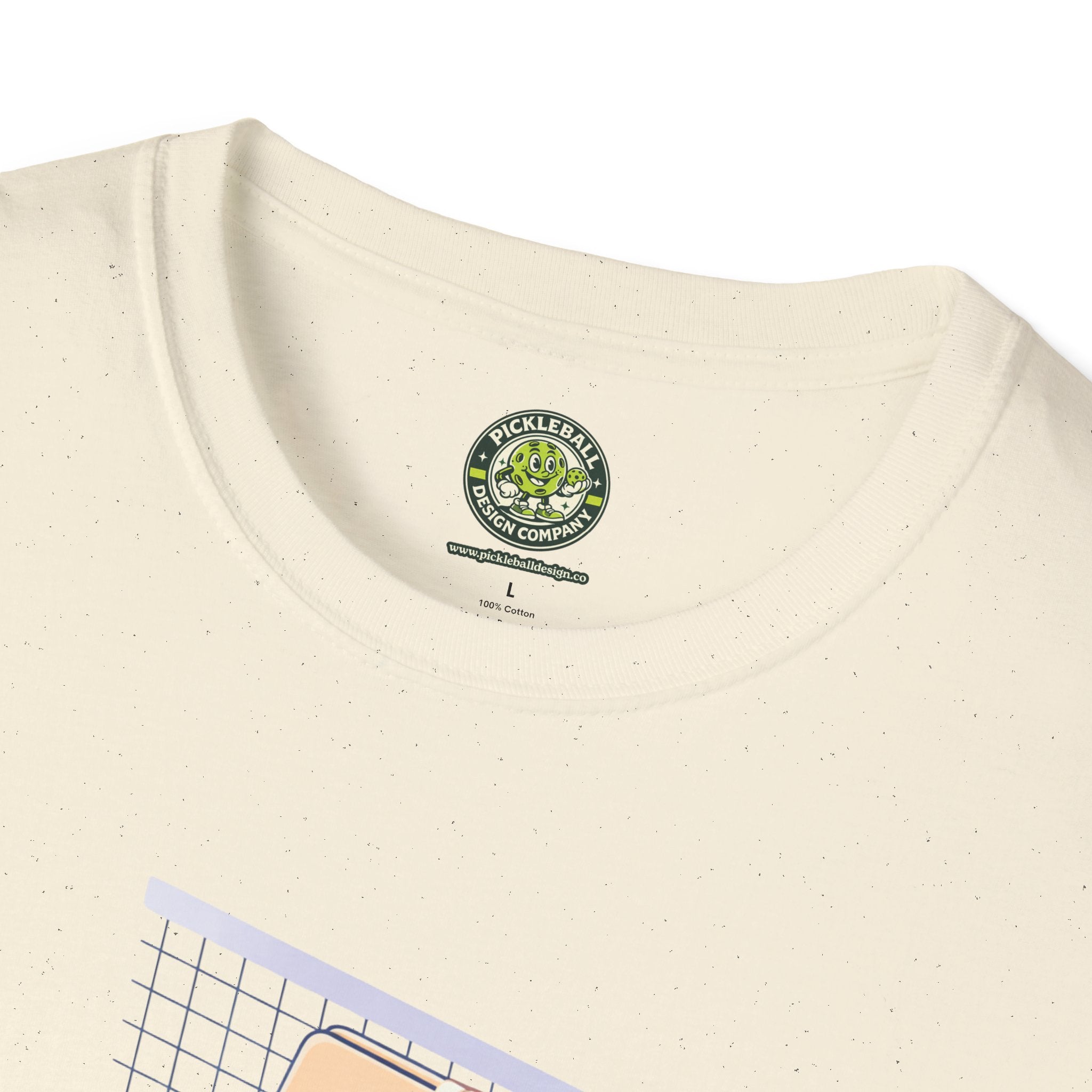 Pickleball Paddle, Bag & Lawn Chair Illustration T-Shirt