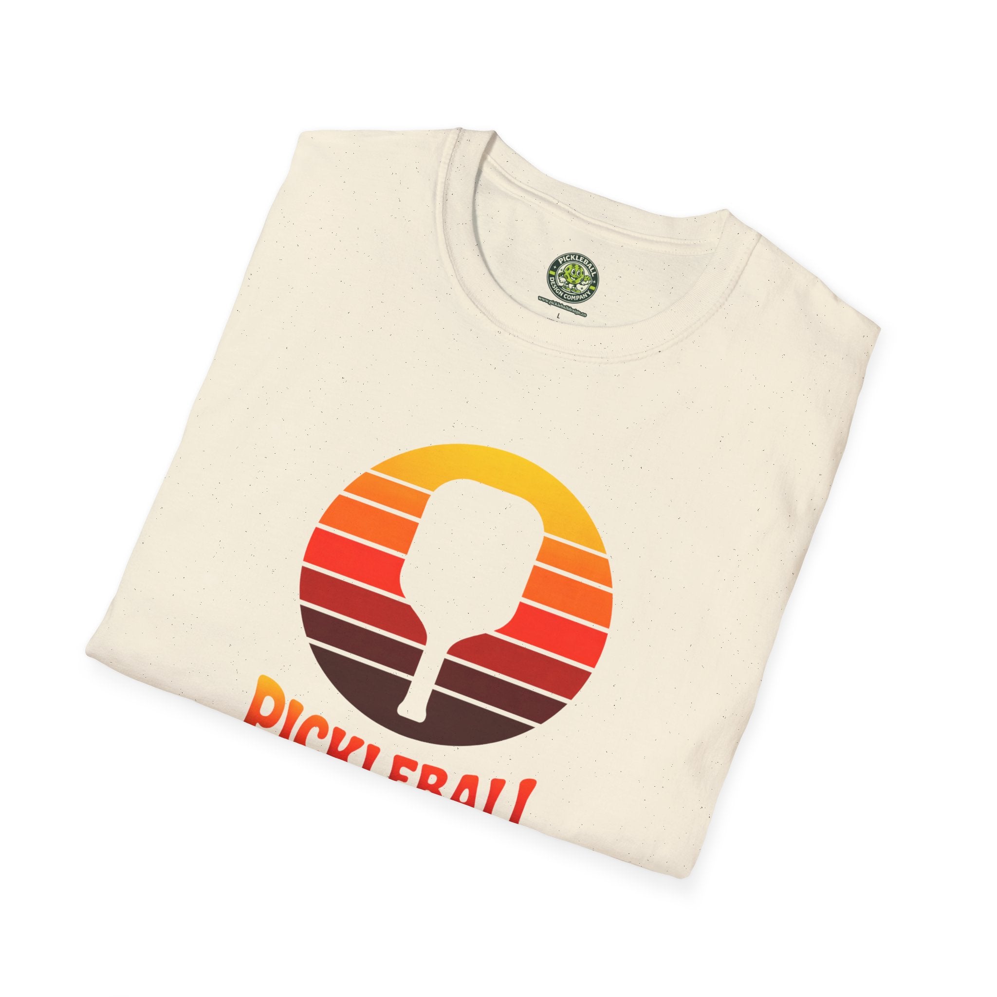 Pickleball Orange Sunset T-Shirt