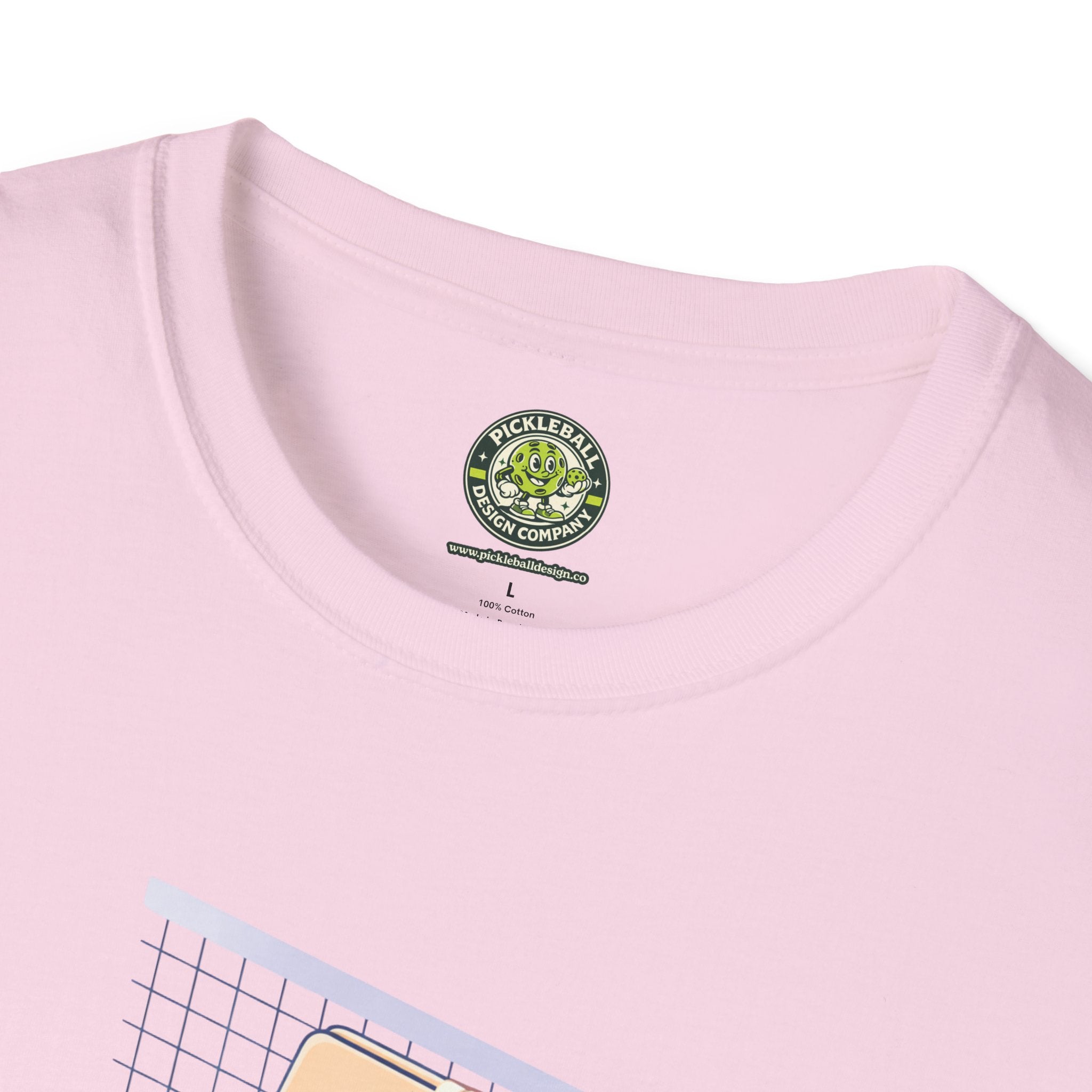 Pickleball Paddle, Bag & Lawn Chair Illustration T-Shirt