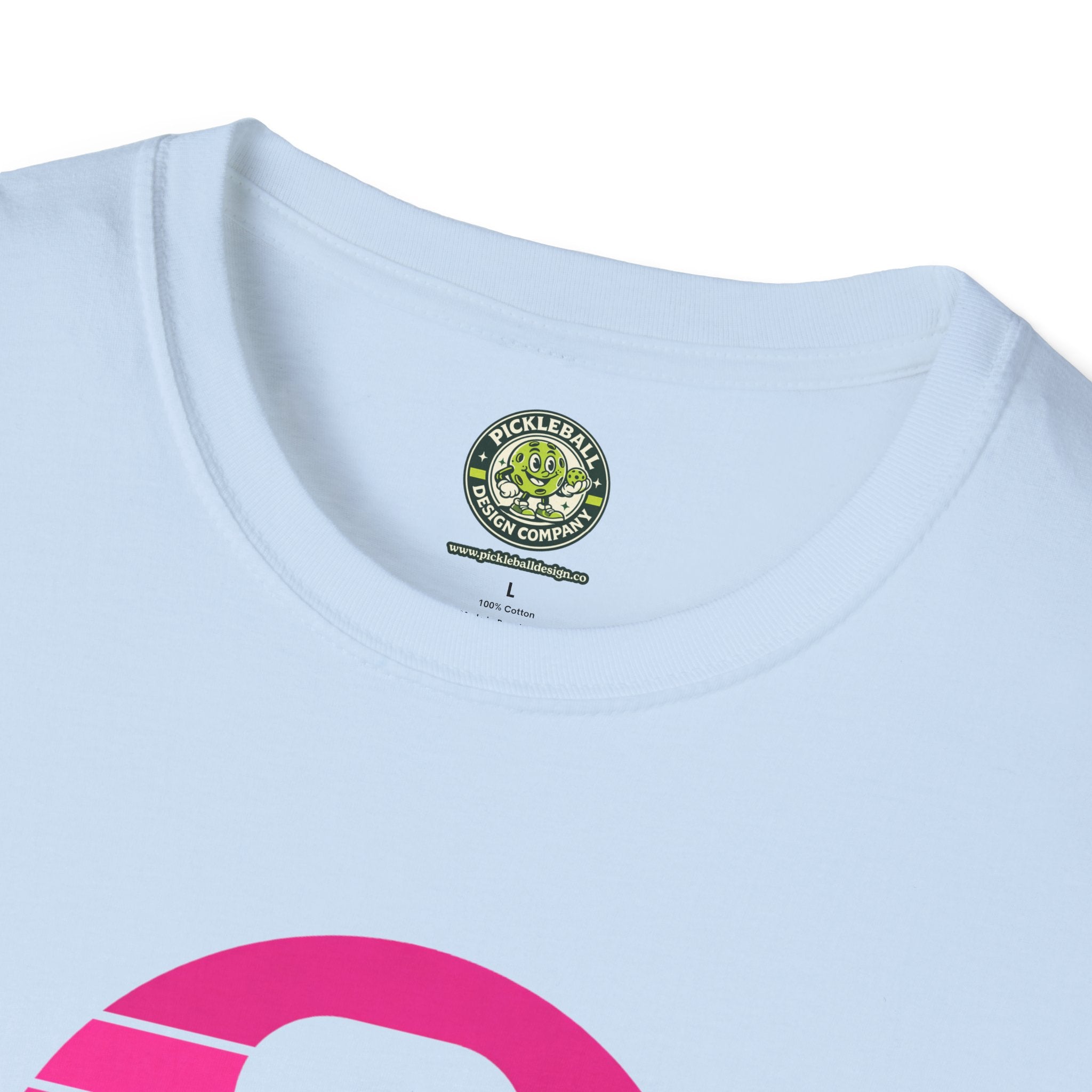 Pickleball Pink Blue Sunset T-Shirt