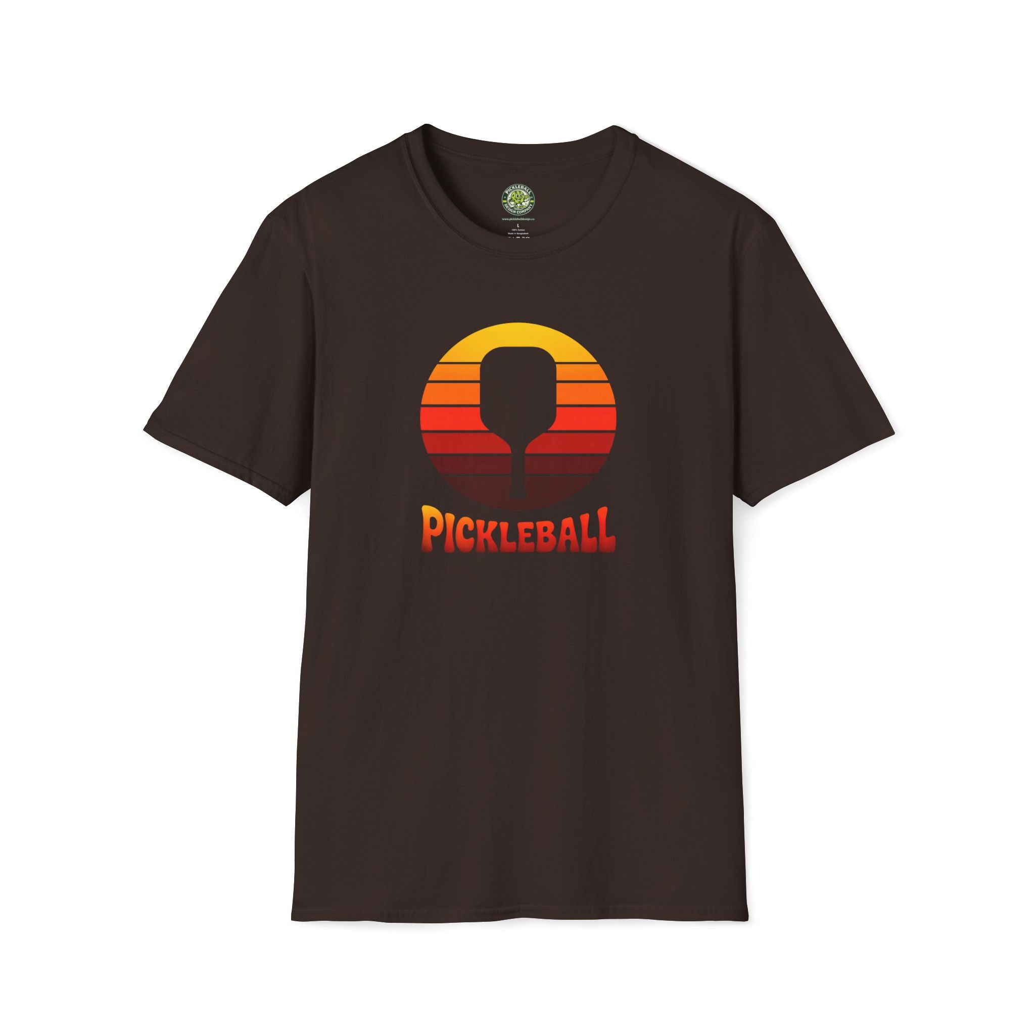 Pickleball Orange Sunset T-Shirt