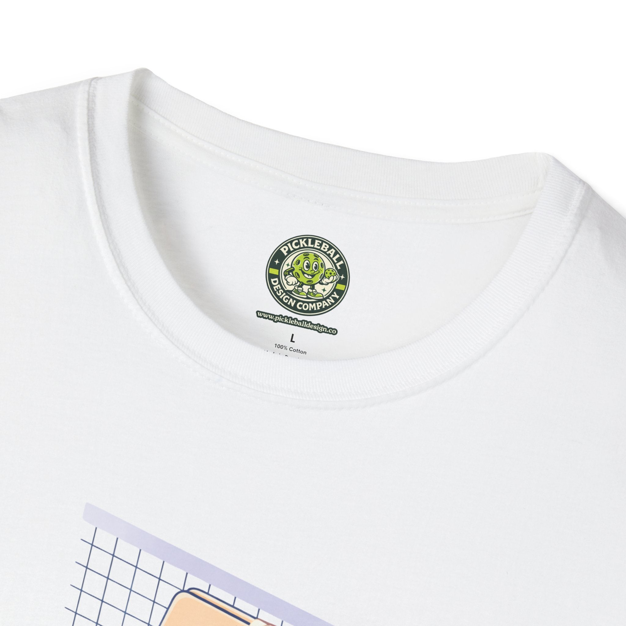 Pickleball Paddle, Bag & Lawn Chair Illustration T-Shirt