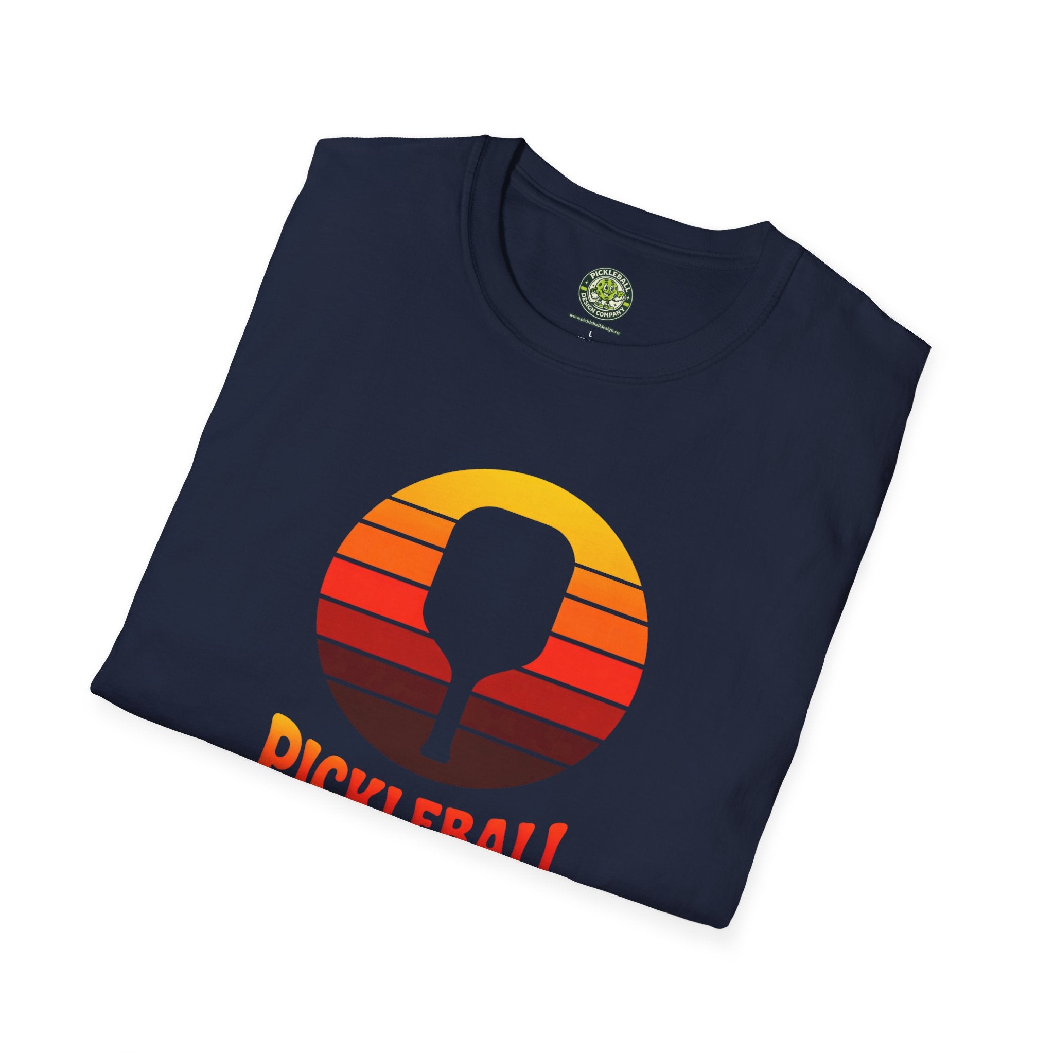 Pickleball Orange Sunset T-Shirt