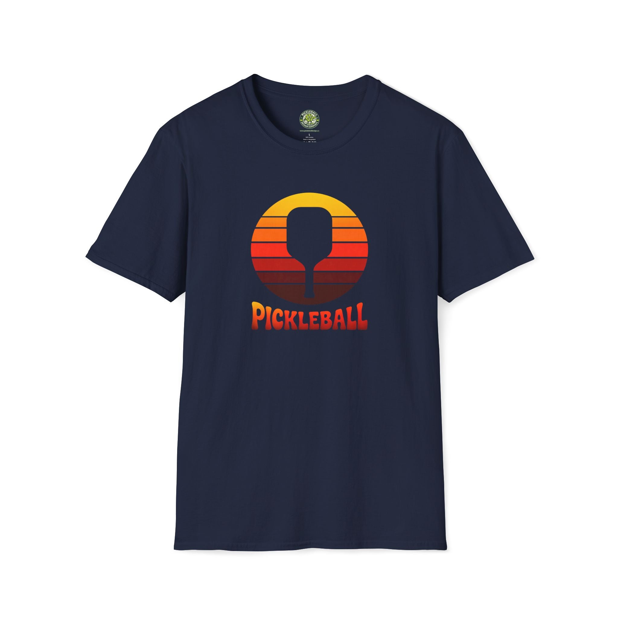 Pickleball Orange Sunset T-Shirt