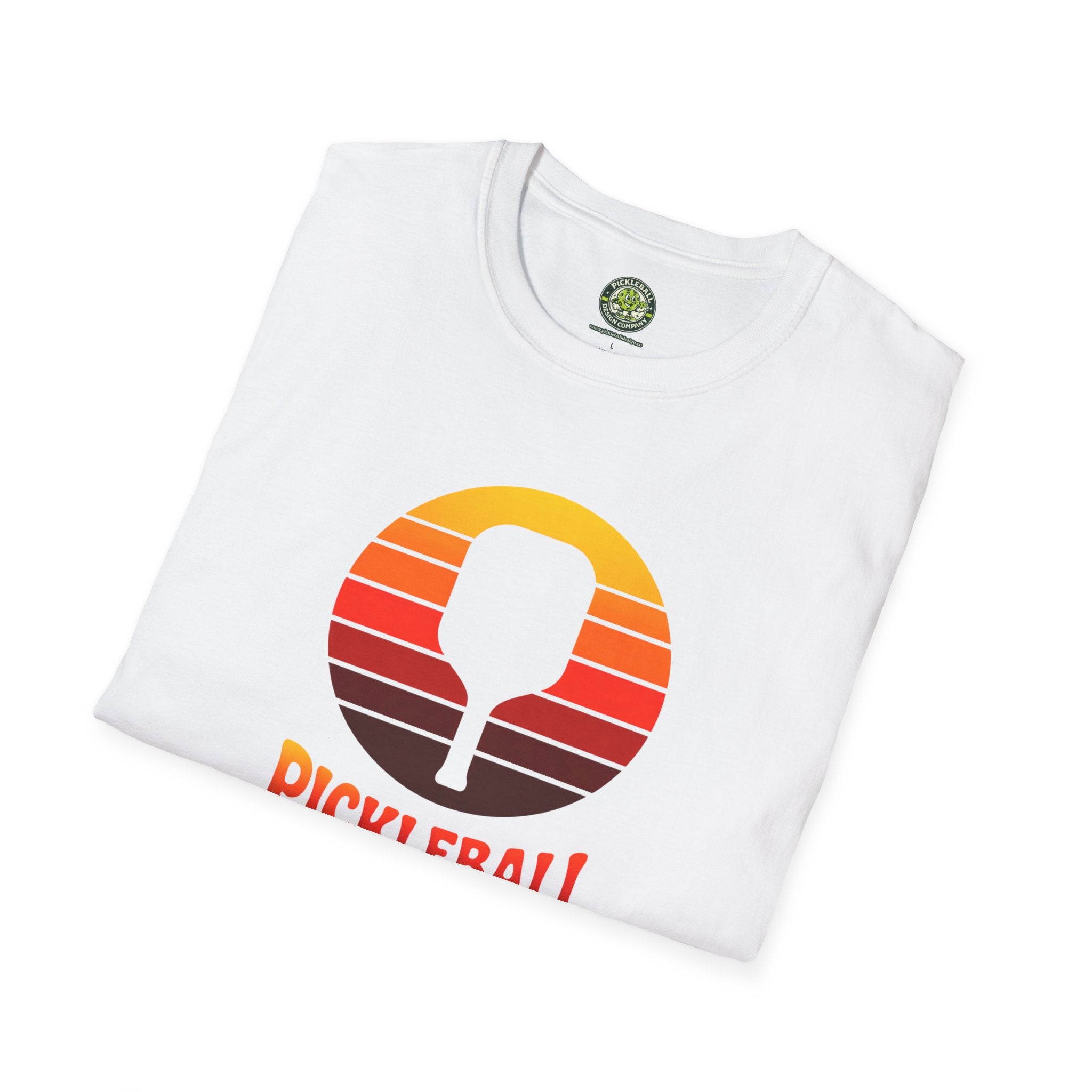 Pickleball Orange Sunset T-Shirt