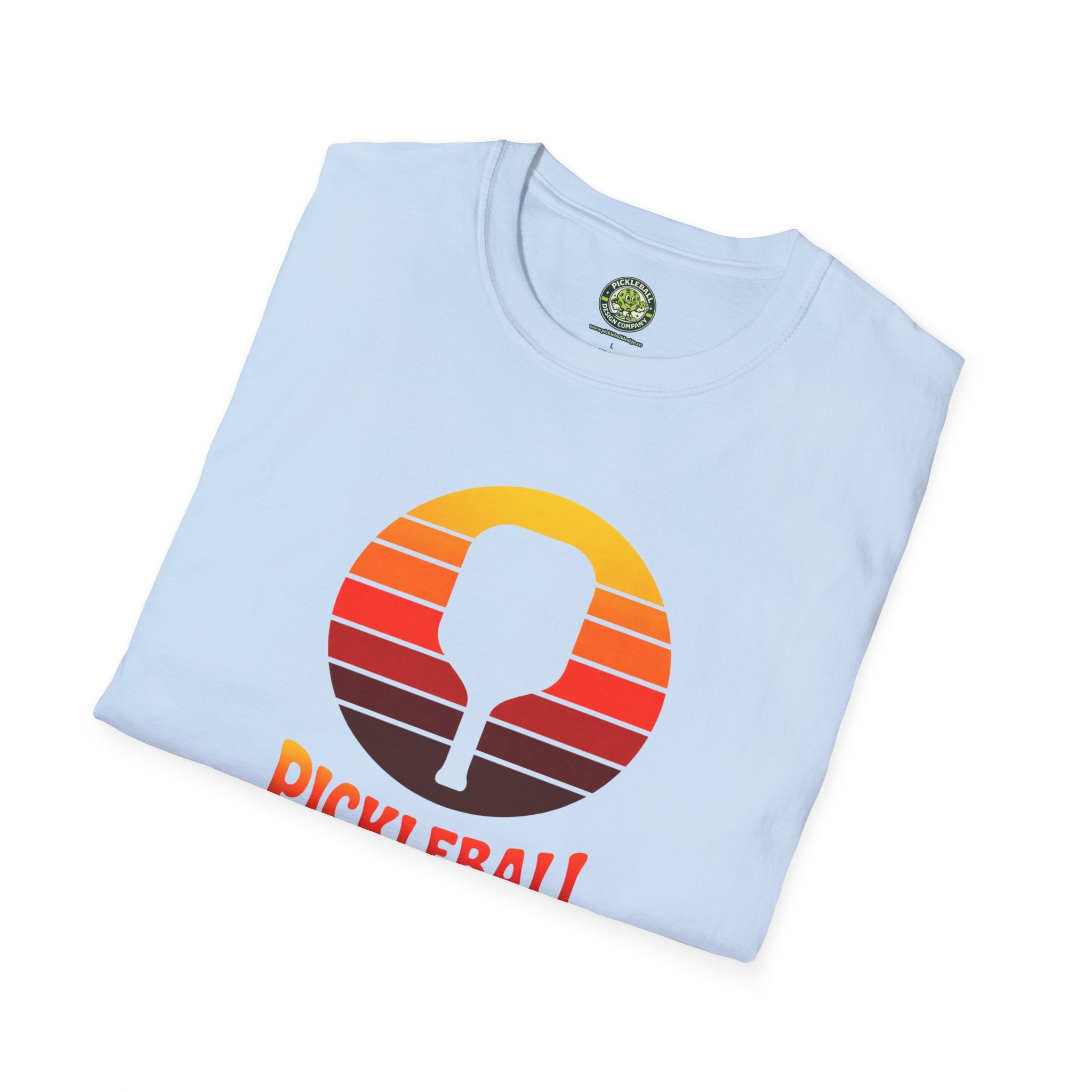 Pickleball Orange Sunset T-Shirt