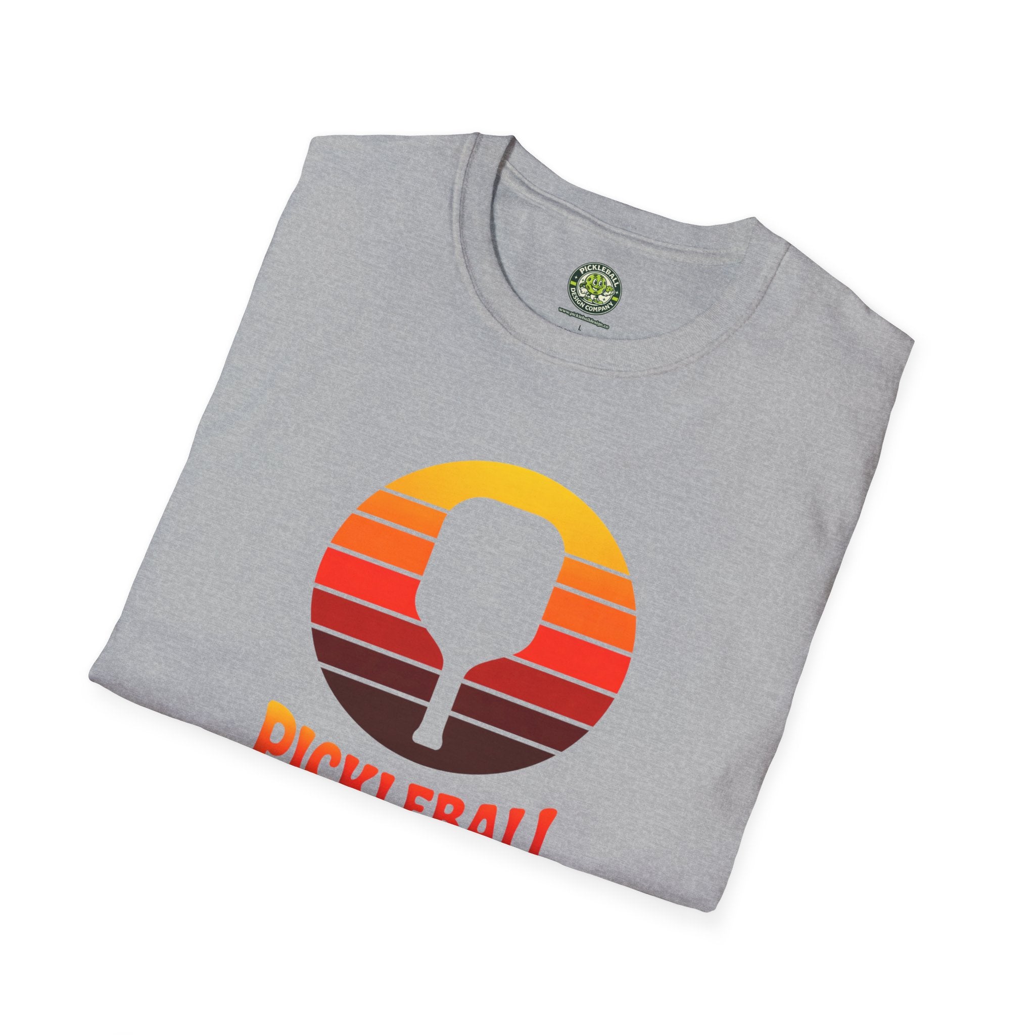 Pickleball Orange Sunset T-Shirt