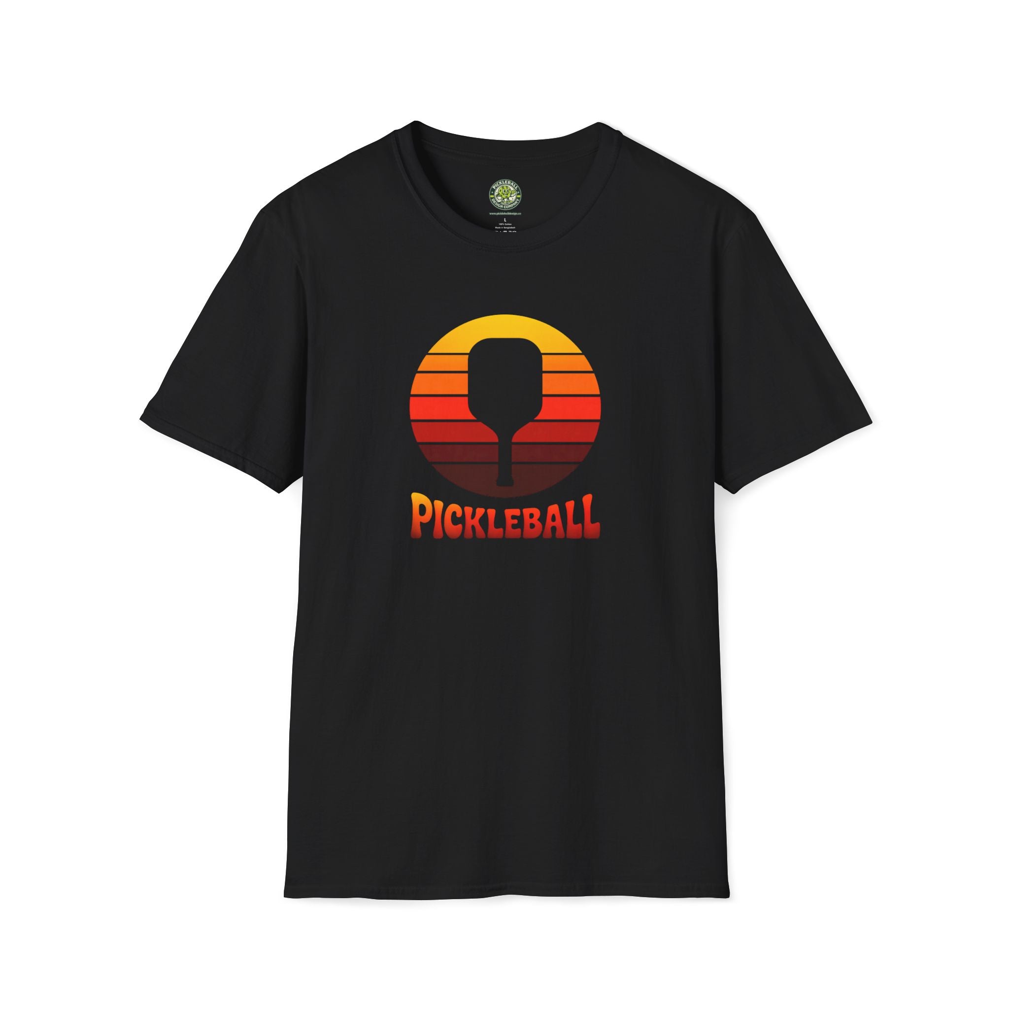 Pickleball Orange Sunset T-Shirt