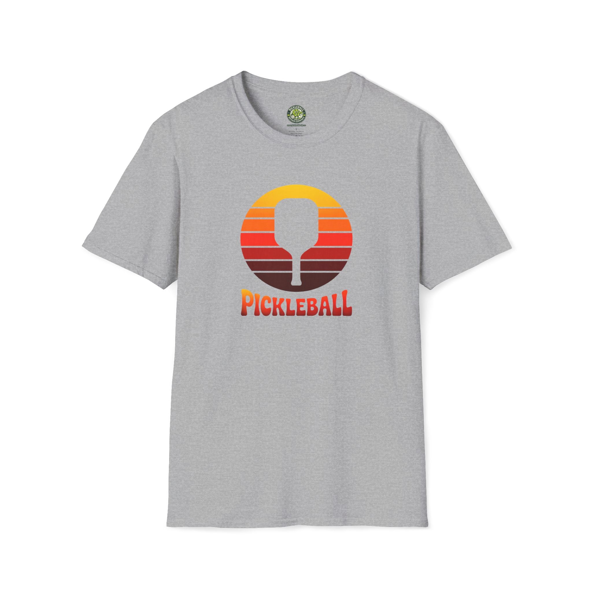 Pickleball Orange Sunset T-Shirt