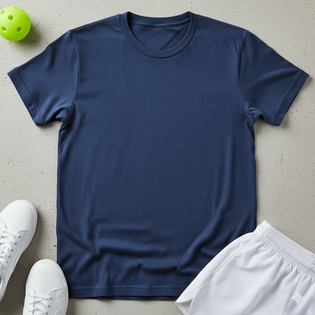Pickleball Paddle and Balls Illustration T-Shirt
